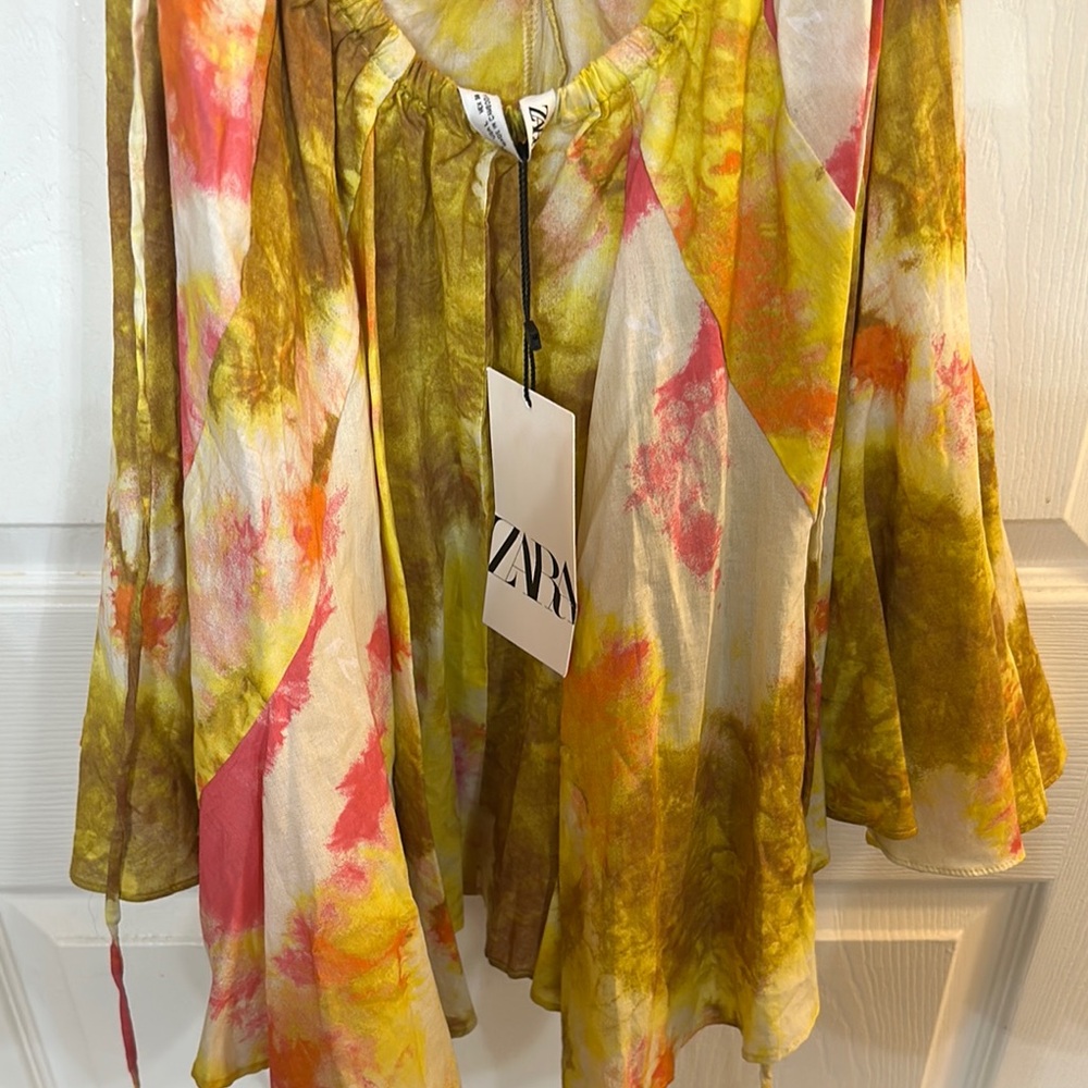 Zara Multicolor Halter Dress - Picture 3 of 4